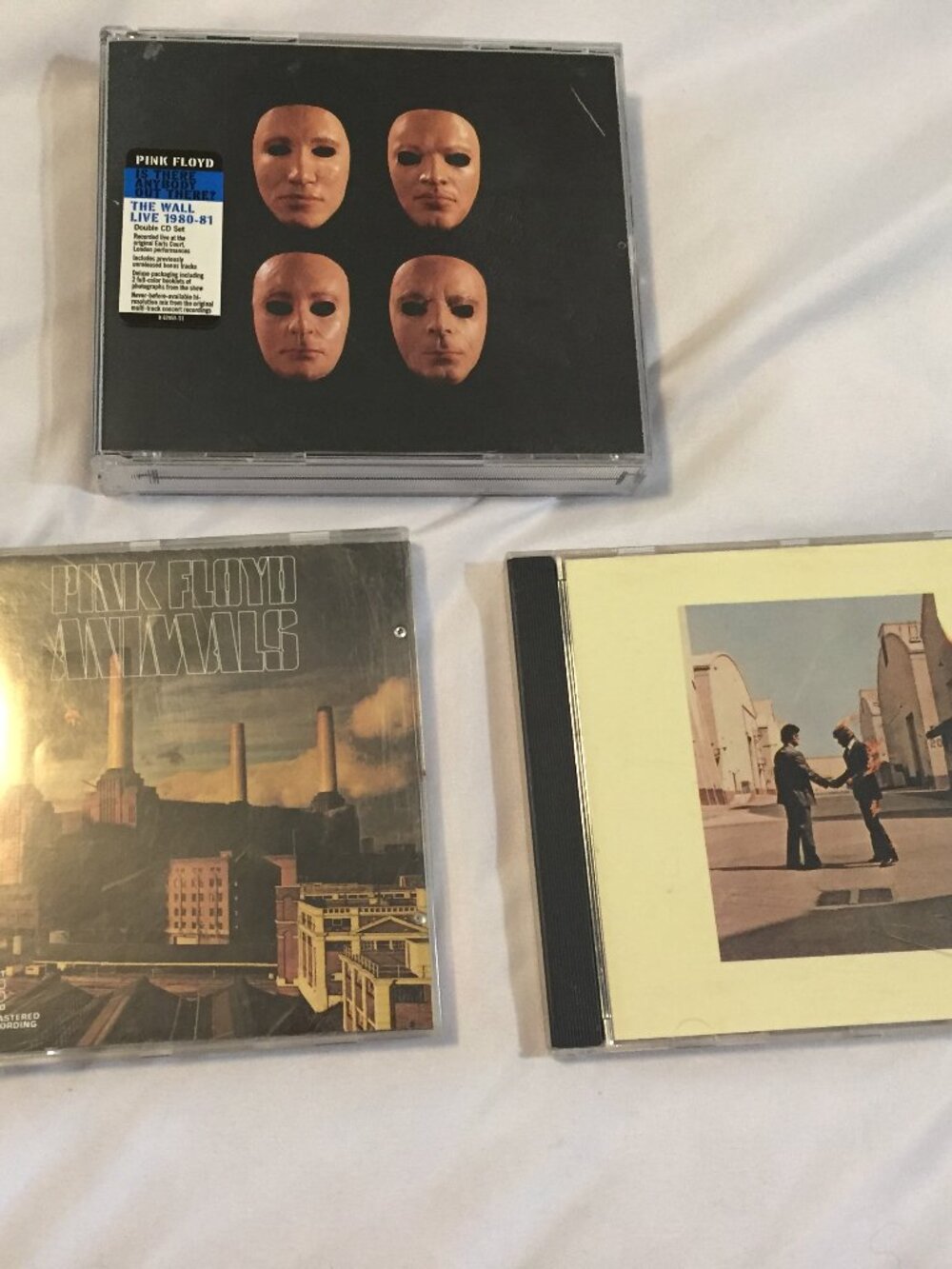 Pink Floyd CD Lot of 3 The Wall Live 80-81 (2 cds), Wish You Were Here, Aniimals